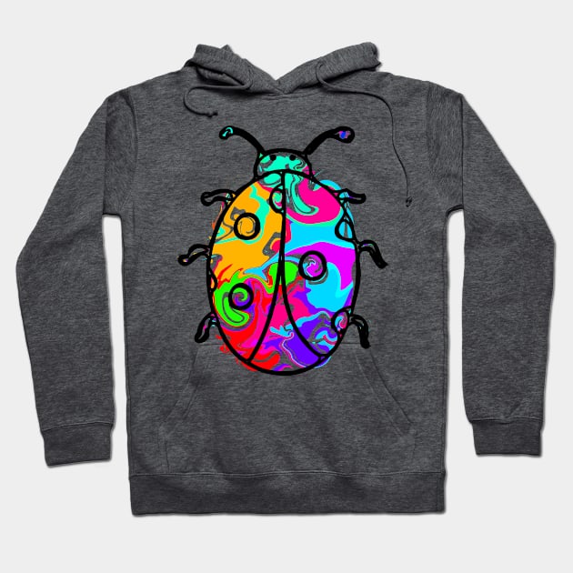 Colorful Ladybug Hoodie by Shrenk